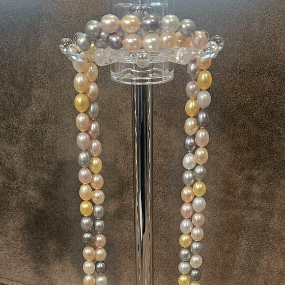 Honora Jewelry - Honora Fresh Water Pastel Pearls 30 inch Strand